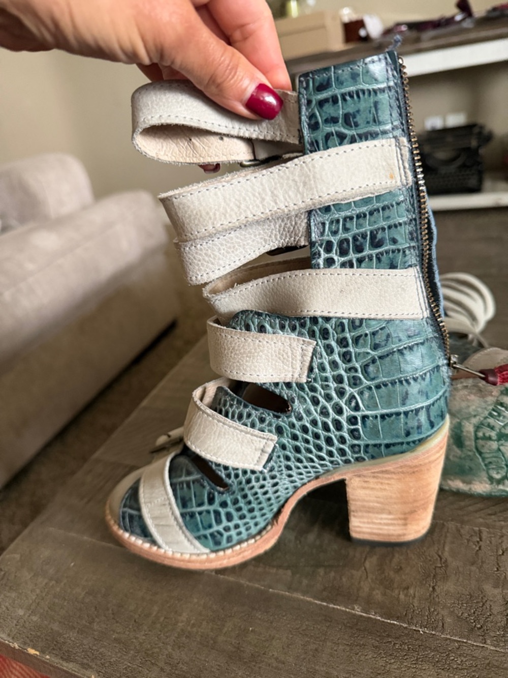 Freebird BOND 6 Turquoise croco *RARE* - Picture 11 of 11
